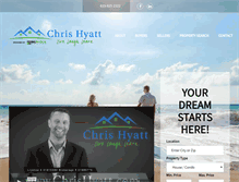 Tablet Screenshot of chrishyatt.com